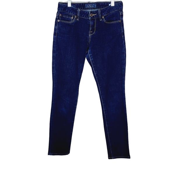 Lucky Brand Lolita Capri Dark Wash Stretch Jeans Size 0/26 - Picture 2 of 12